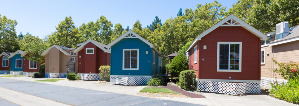 river pointe colorful cottages