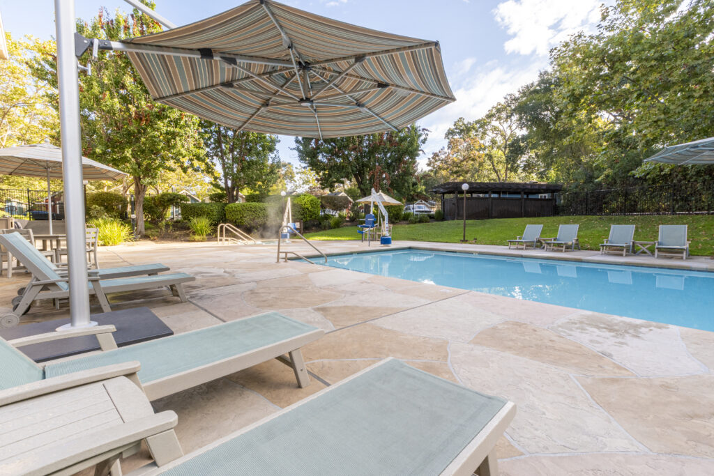 pool and pool furniture