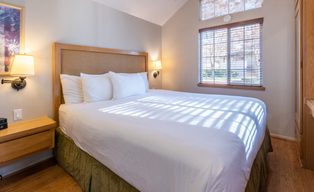 bedroom with bed and window